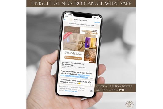 Scopri il Canale WhatsApp del Monun Hotel&Spa
